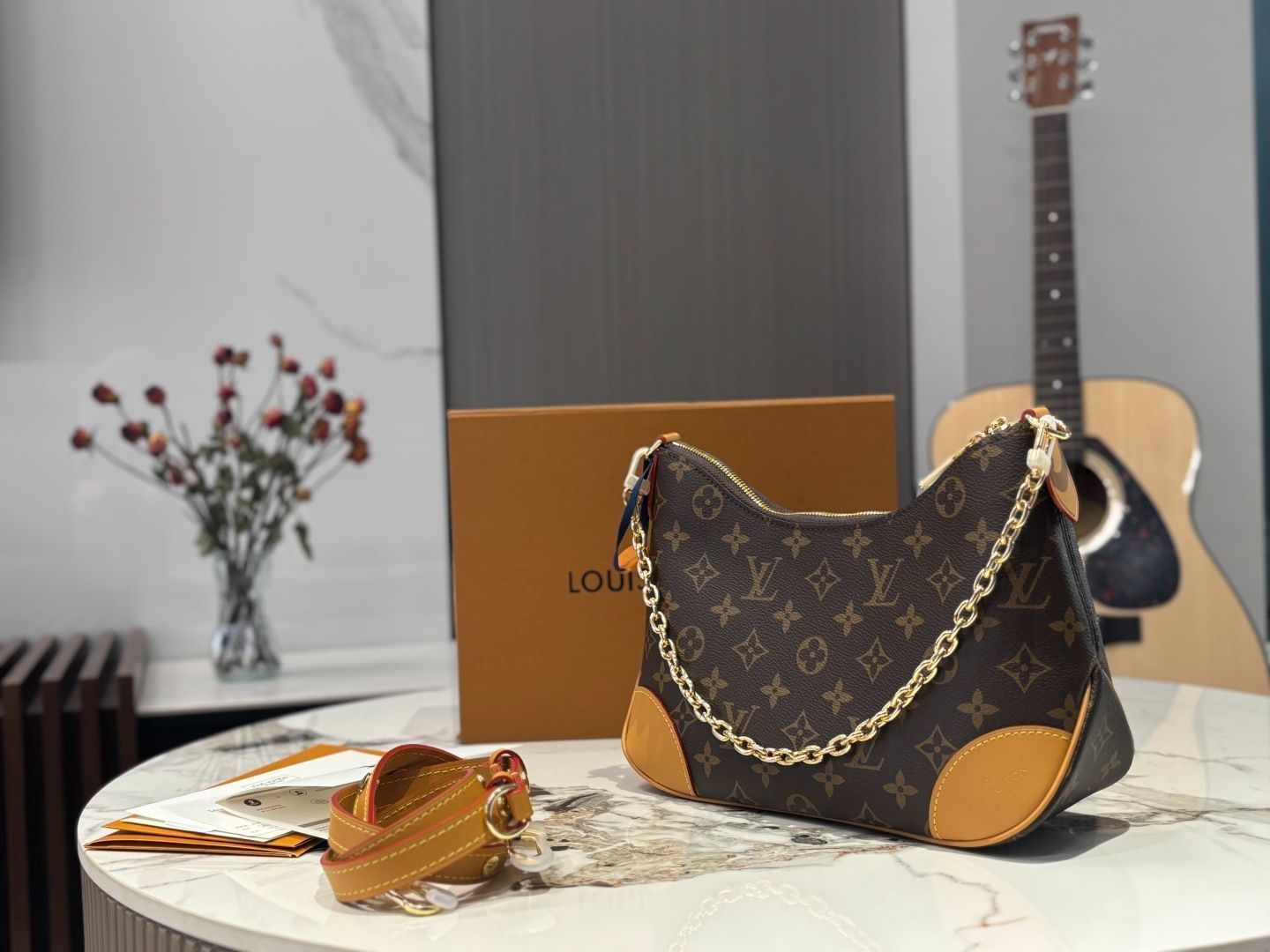 1円 LOUIS VUTTON ルイヴィトン バッグ ショルダーバック ドルーオ