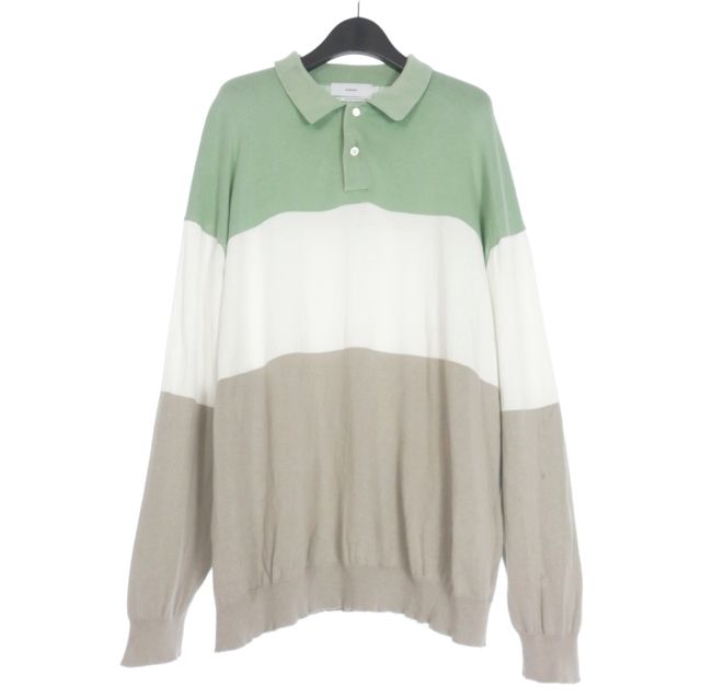 22ss グラフペーパー Suvin Oversized L/S Polo Graphpaper - グラフペーパー / SUVIN OVERSIZED L/S POLO