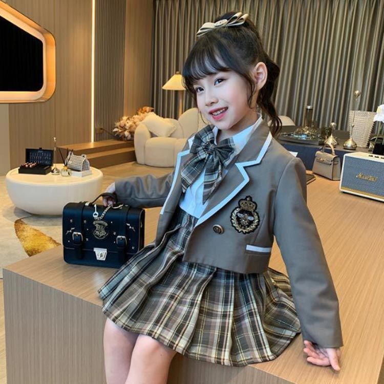 卒業式 リボン 女の子 スーツ 卒服 韓国 ブレザー 制服 学生服 七五三