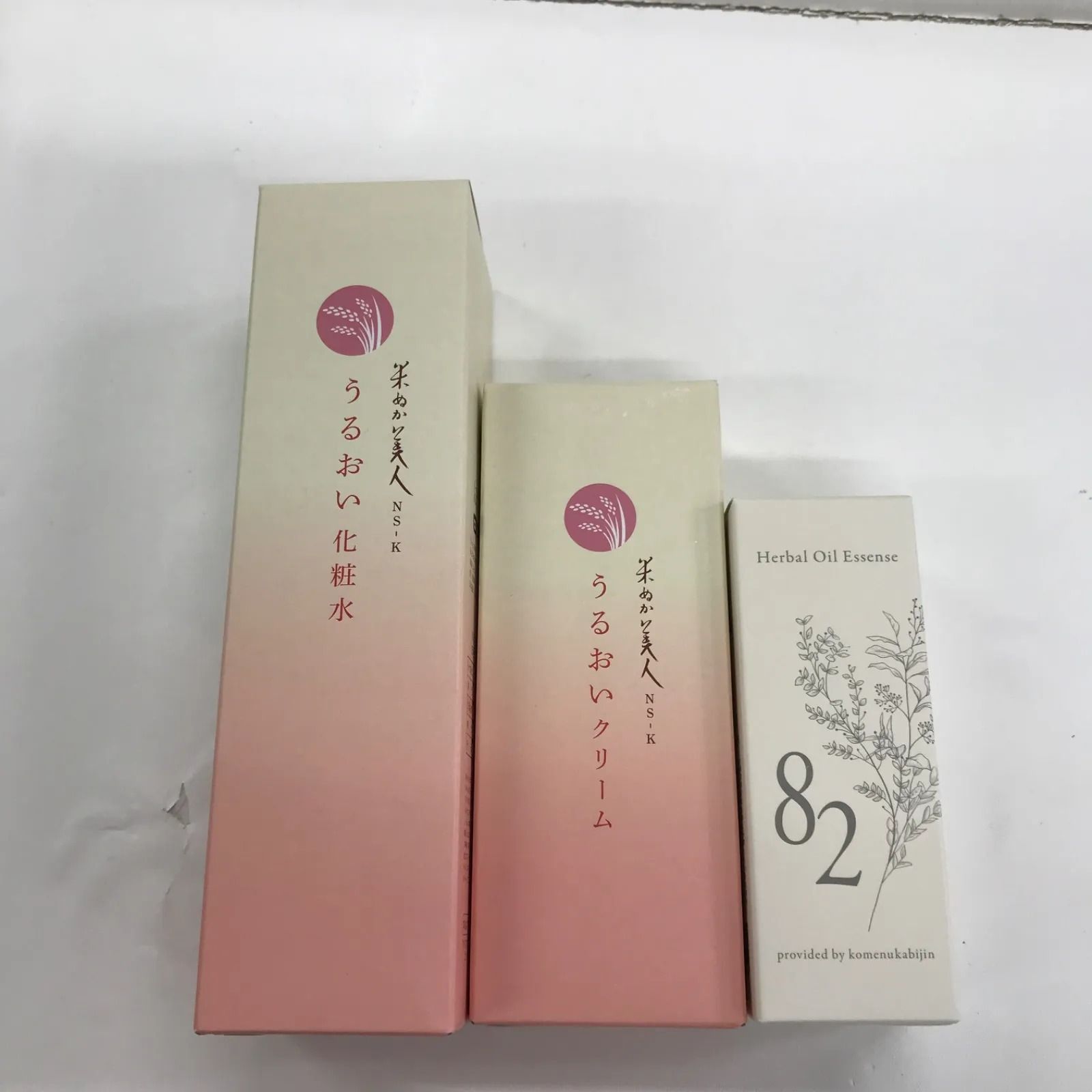 Y1934 米ぬか美人 NS-K うるおい化粧水 200ml・うるおいクリーム