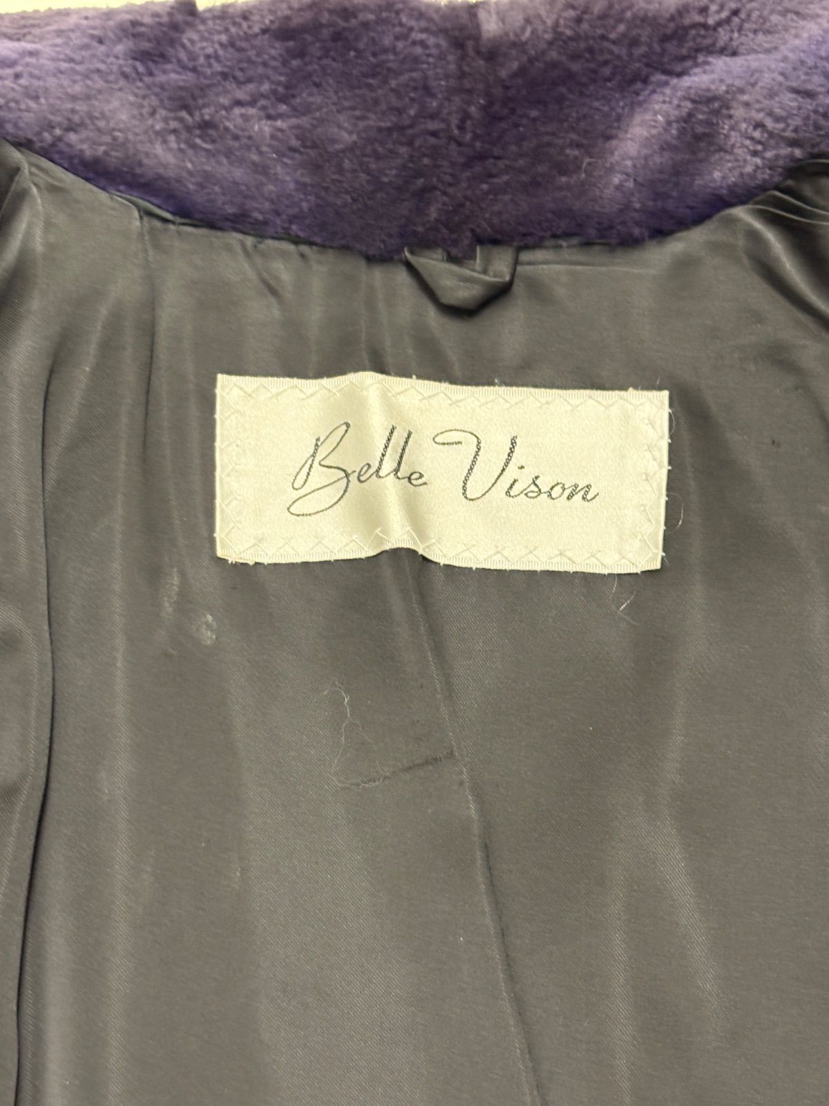 SAGA MINK ミンクコート パープル リアルファー 毛皮 C25102626 - メルカリ