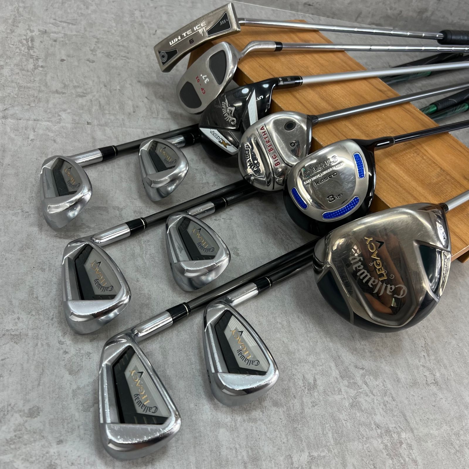 Fitway　キャスコ　メンズゴルフ12本セット　R　右利き用　キャディバッグ Callaway - キャロウェイ キャスコ メンズゴルフ12本セット