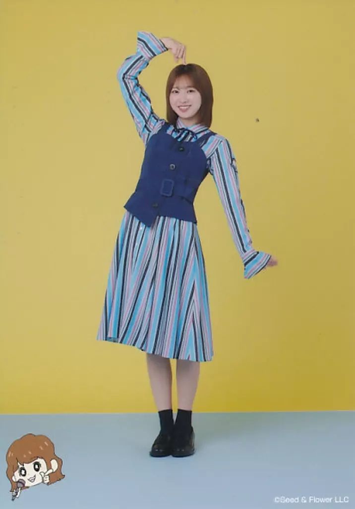 中古】生写真(乃木坂46) 日向坂46/富田鈴花/全身・「キュン」MV衣装