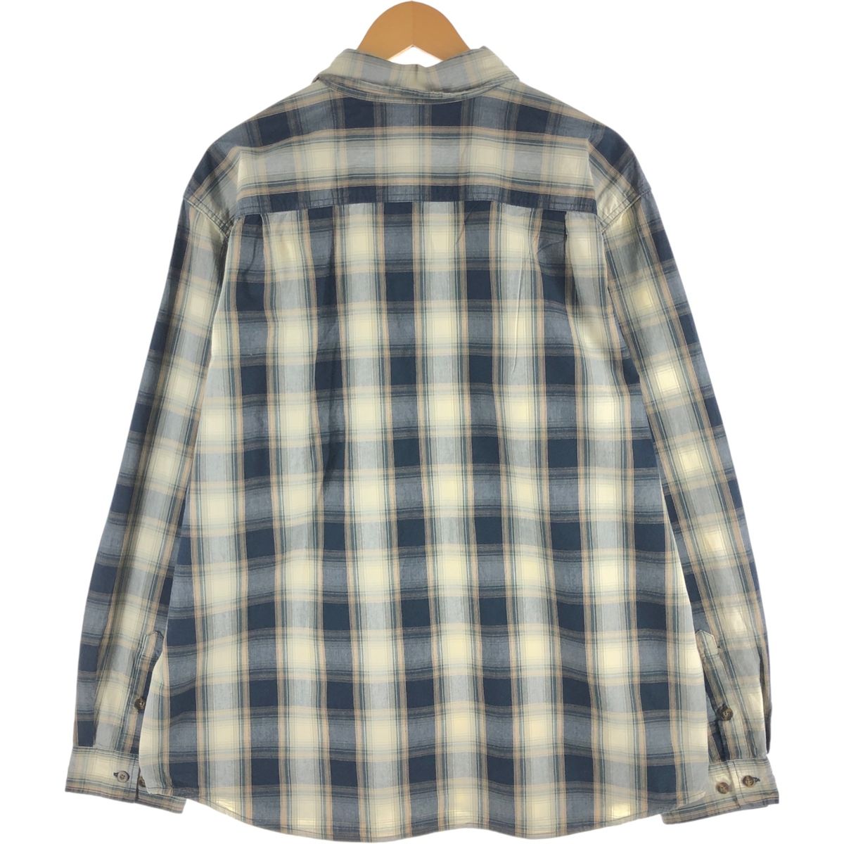 美品 オンブレチェック 長袖シャツ Carhartt RELAXED FIT L 美品 オンブレチェック 長袖シャツ Carhartt RELAXED FIT L