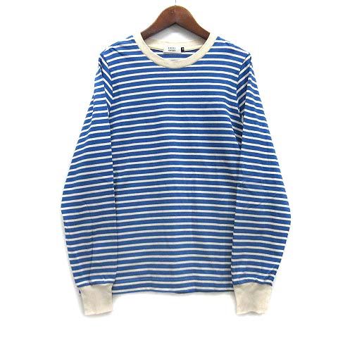 アトリエナルセ atelier naruse コットン ボーダー カットソー 長袖