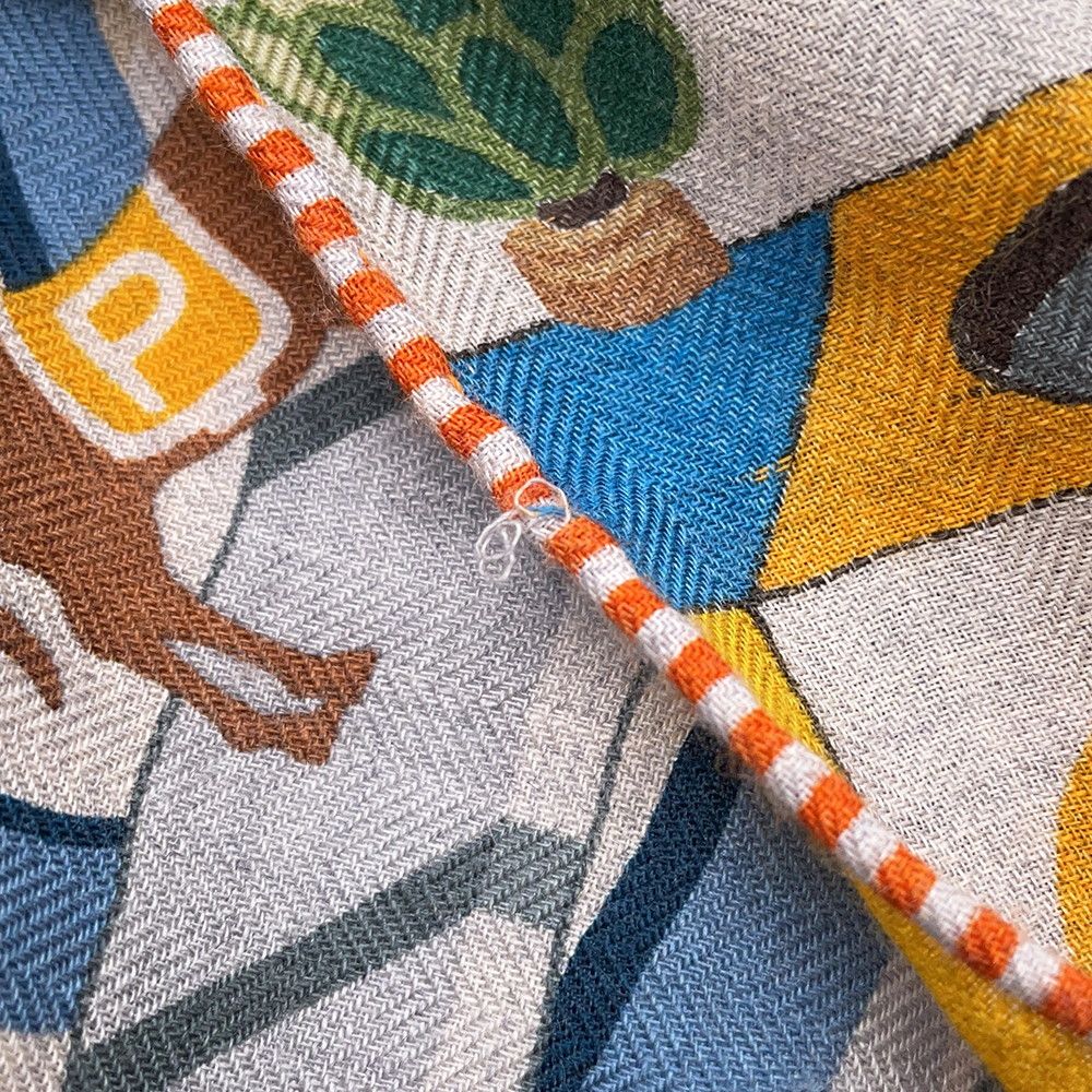 エルメス ストール カレ140 カレジェアン エルメス・ホースクラブ  