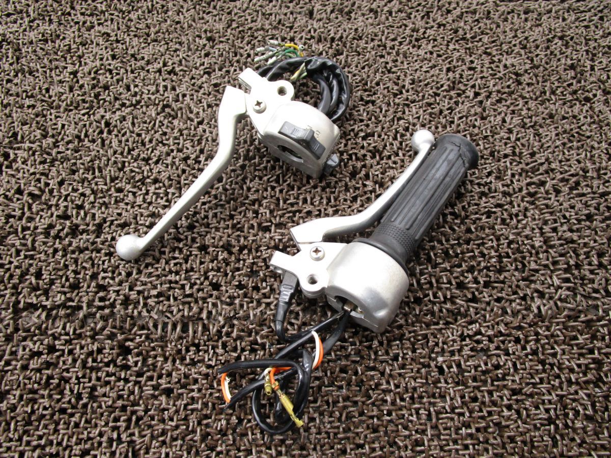 エポ ハンドルスイッチ 左右 スロットル レバー ●A6180 PV50 スズキ PV50 EPO キャブ車