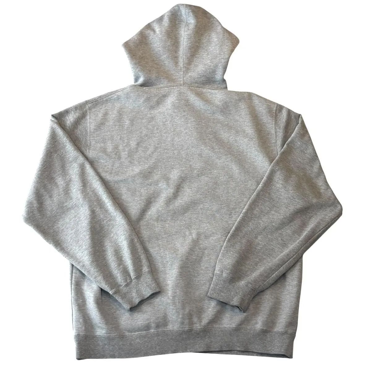 00s OLD STUSSY HOODIE ステューシー プルオーバー パーカーXL GRAY 紺タグ スニーカー 古着
