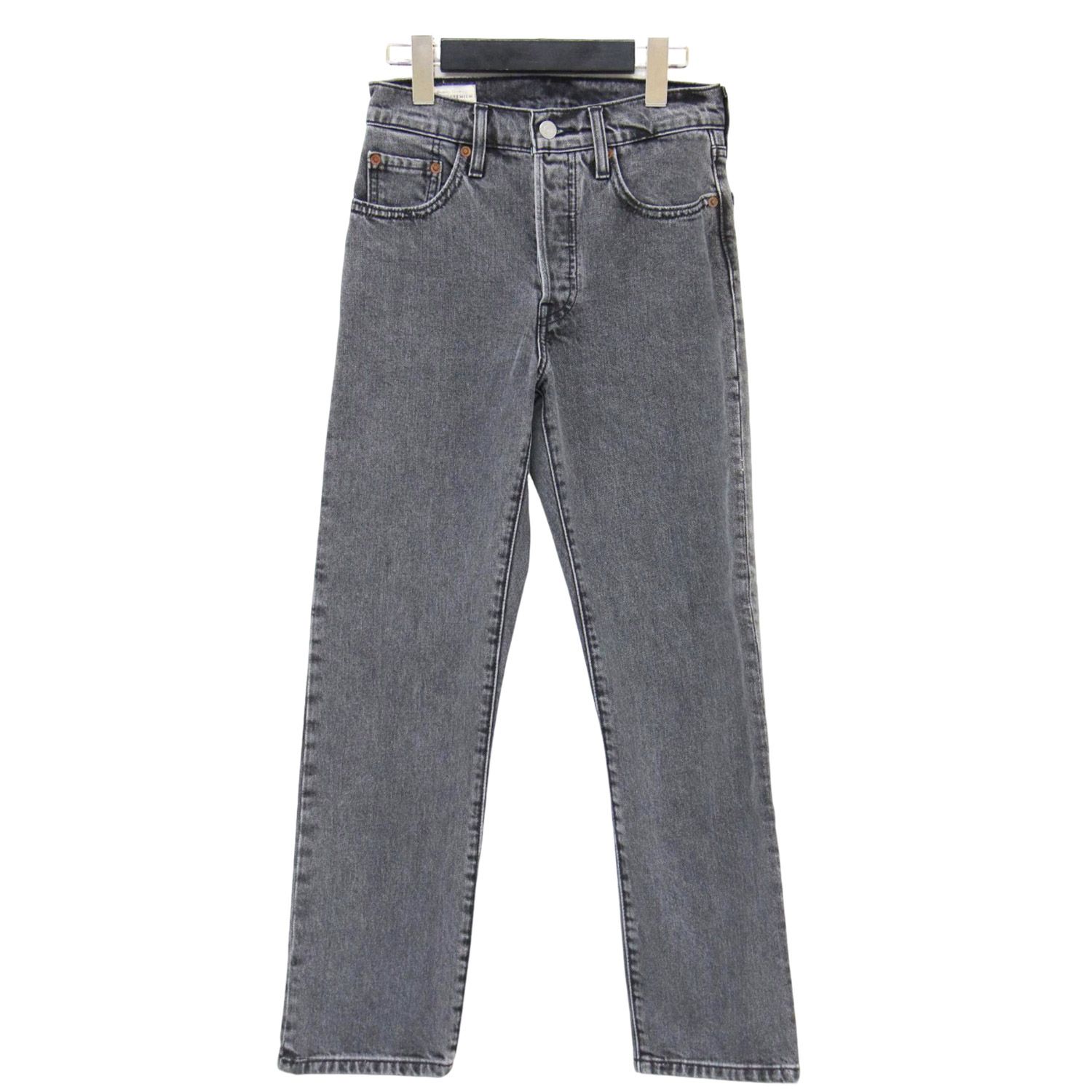 Levis リーバイス パンツ グレー サイズ 24 XS | 花井祐介 Levis PREMIUM 501 Jacob 刺繍 デニム パンツ | ストレート コットン | ボトムス ジーンズ ジーパン レディース
