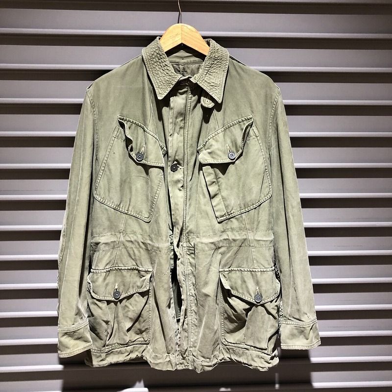 60's British Army P1960 Combat Smock イギリス軍 コンバット スモック ジャケット ミリタリージャケット 1960PATTERN サイズ：5 / R.MEDIUM オリーブグリーン【PI】