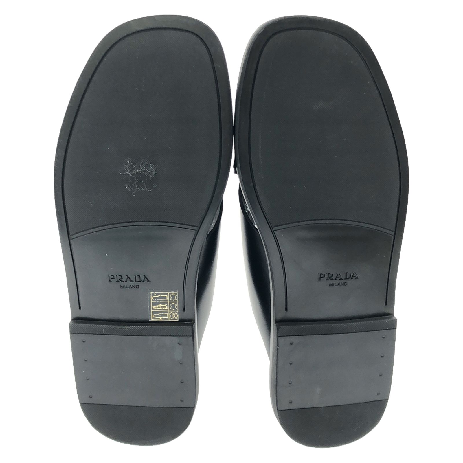 プラダ PRADA サンダル スライド サンダル ブラック レザー