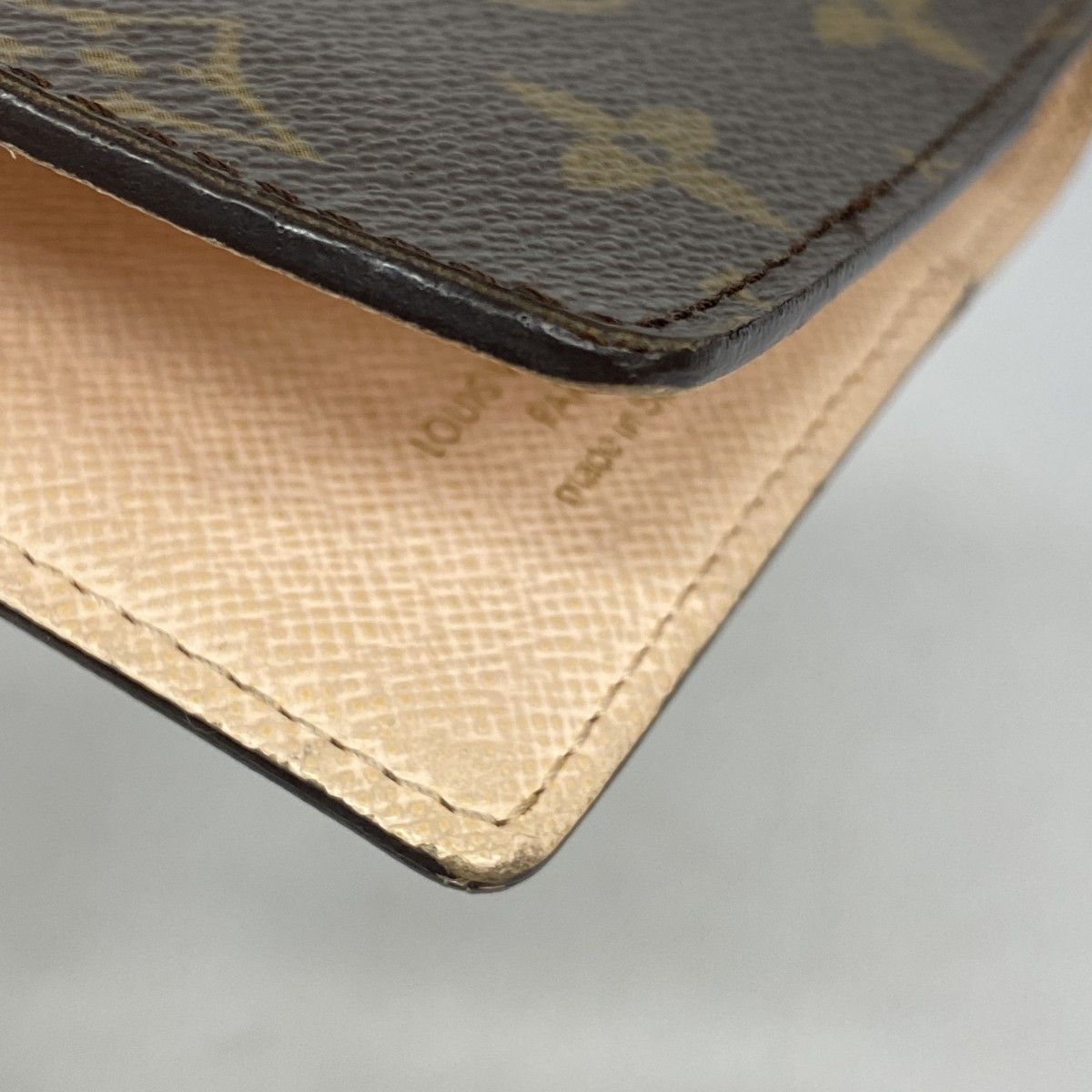 手帳カバー モノグラム