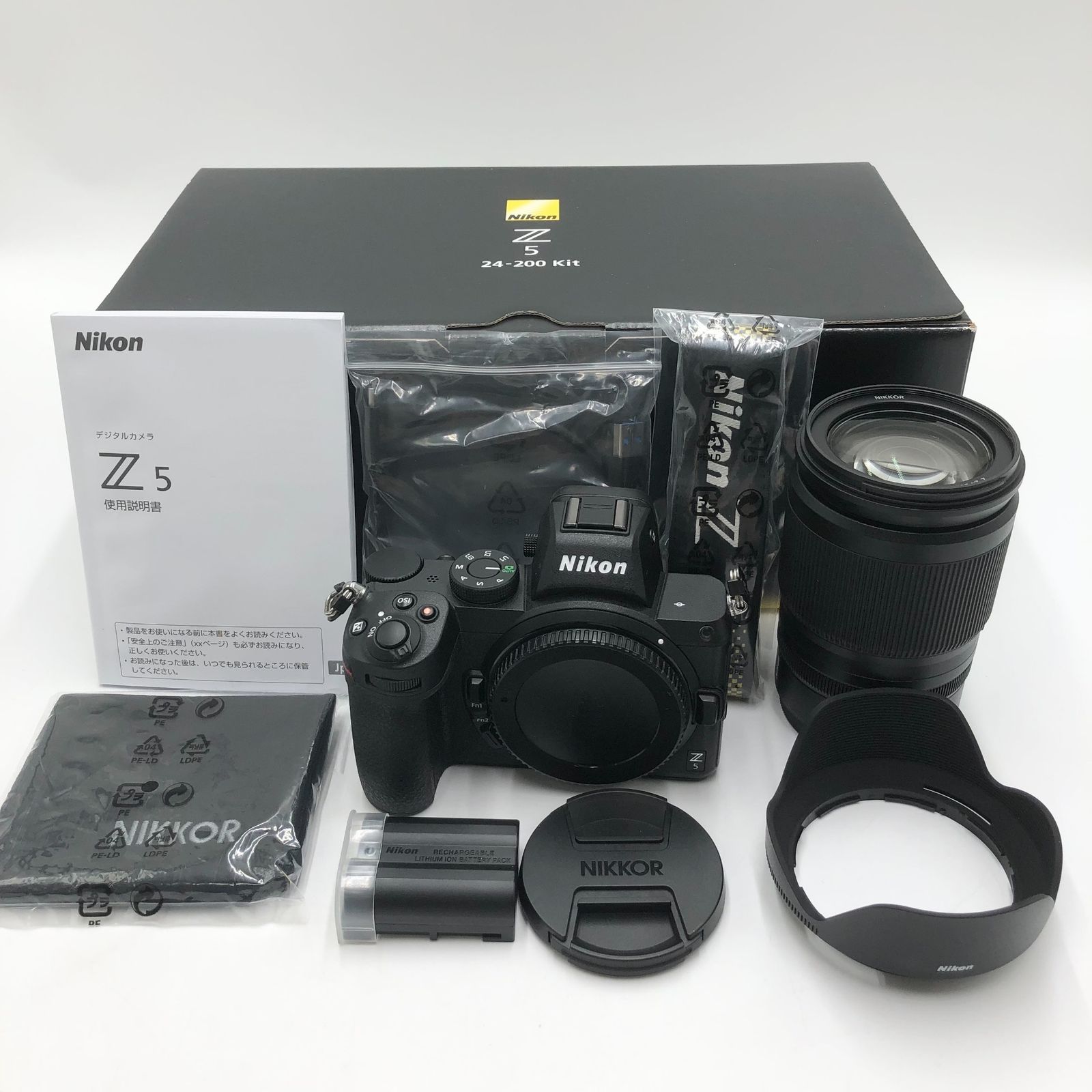 Nikon ミラーレス一眼カメラ Z5 レンズキット NIKKOR Z 24-200mm f|4-6.3 VR 付属 Z5LK24-200 ブラック