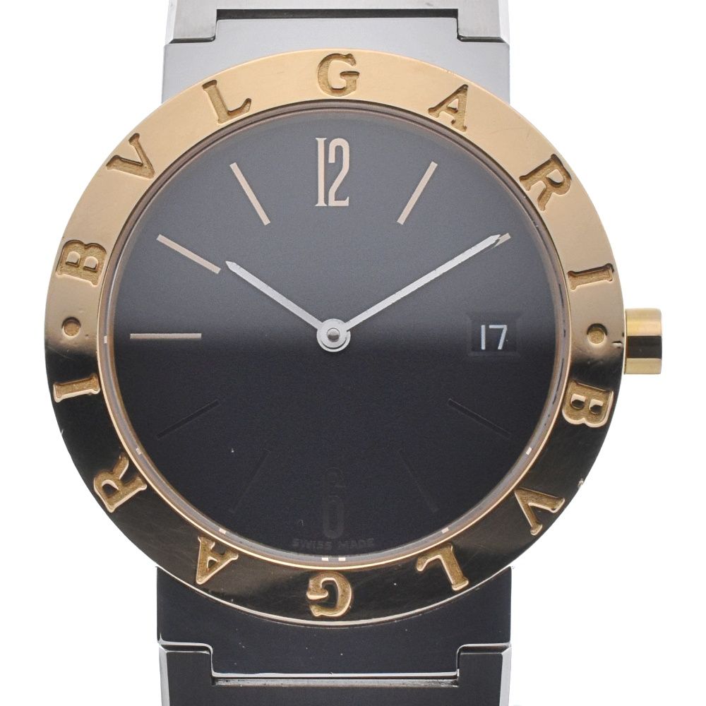 ブルガリ BVLGARI BB33SG ブルガリブルガリ SS/K18YG クォーツ メンズ美品箱付き M#131813