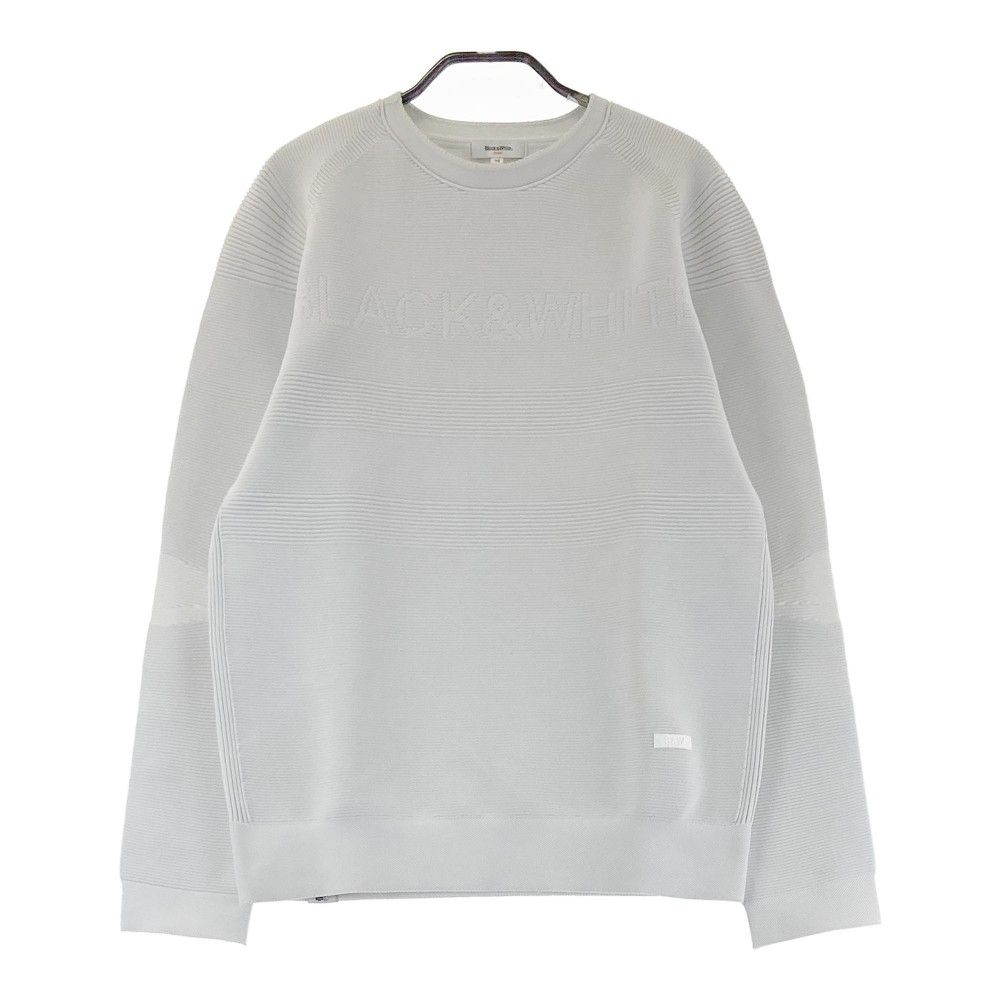 サイズ：M BLACKu0026WHITE ブラックアンドホワイト 2022年モデル ニットセーター  グレー系 [240101279020] ゴルフウェア メンズ ストスト