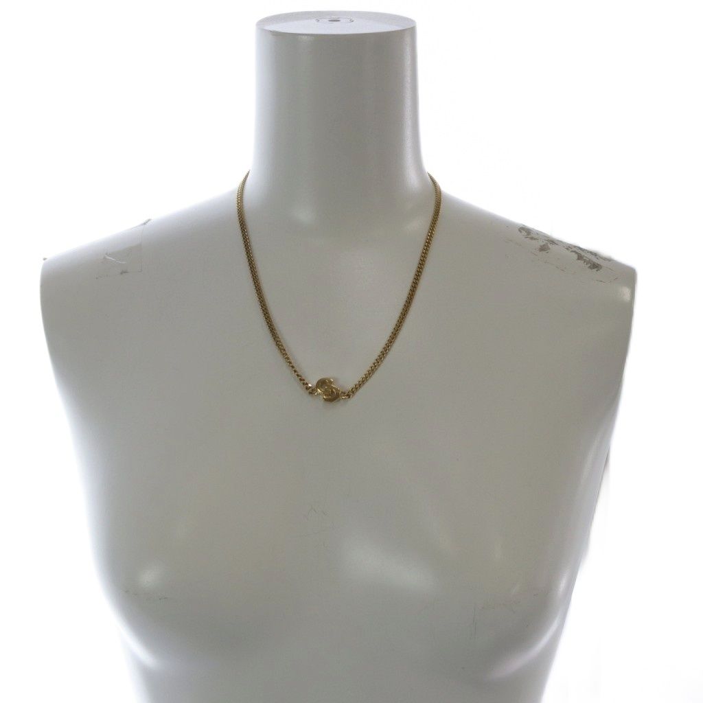 ディオール Dior ヴィンテージ CDロゴ 喜平チェーン ネックレス