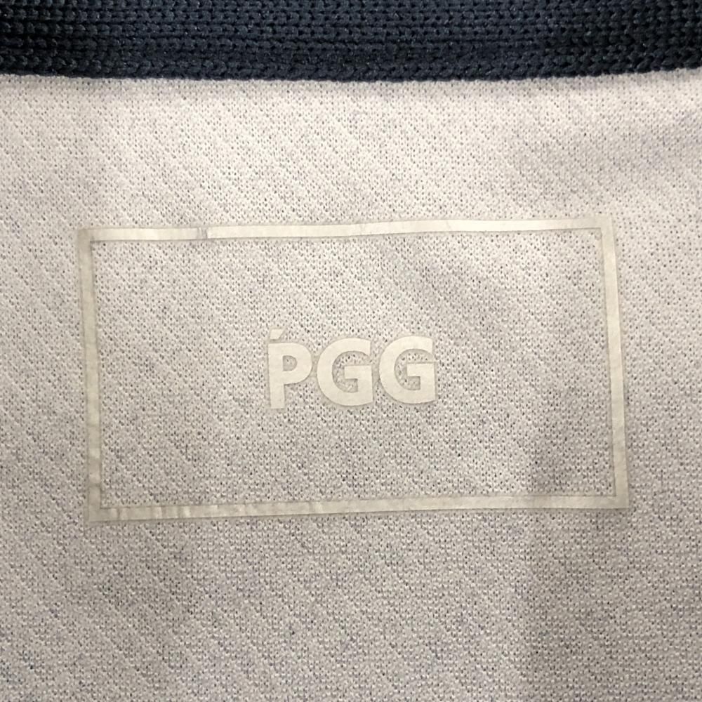 PGG パーリーゲイツ ハイネックワンピース ハーフジップ サイズ1 ゴルフ PGGパーリーゲイツ 半袖ハイネックワンピース ネイビー×白