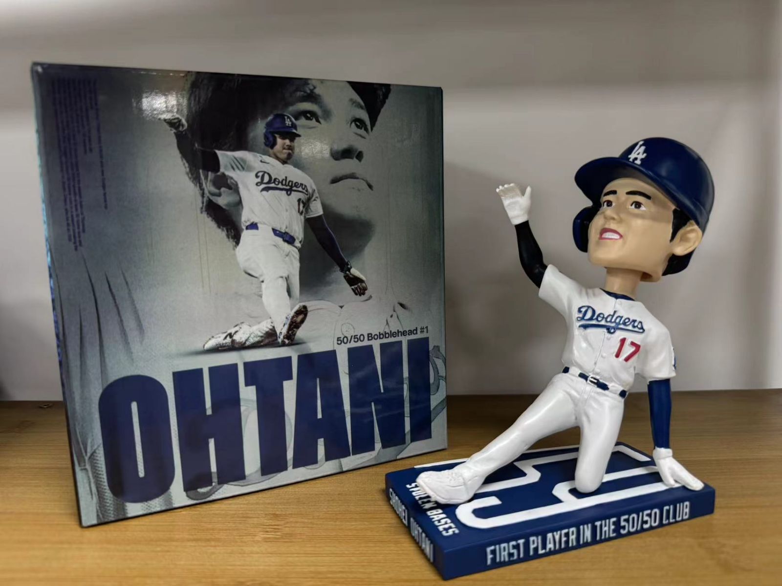 新品 大谷翔平 選手50/50 ボブルヘッド - メルカリ