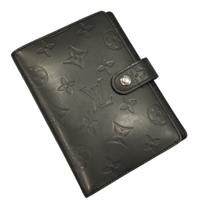 ルイヴィトン LOUIS VUITTON モノグラム ヴェルニ マット アジェンダPM R20932 CA0072 ノワール JA-22748