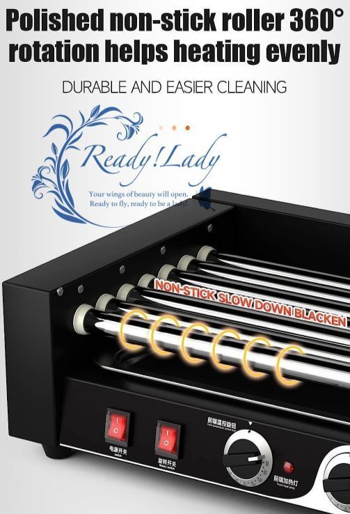 ホットドッググリルクッカーマシン ホットドッグローラー 商用7