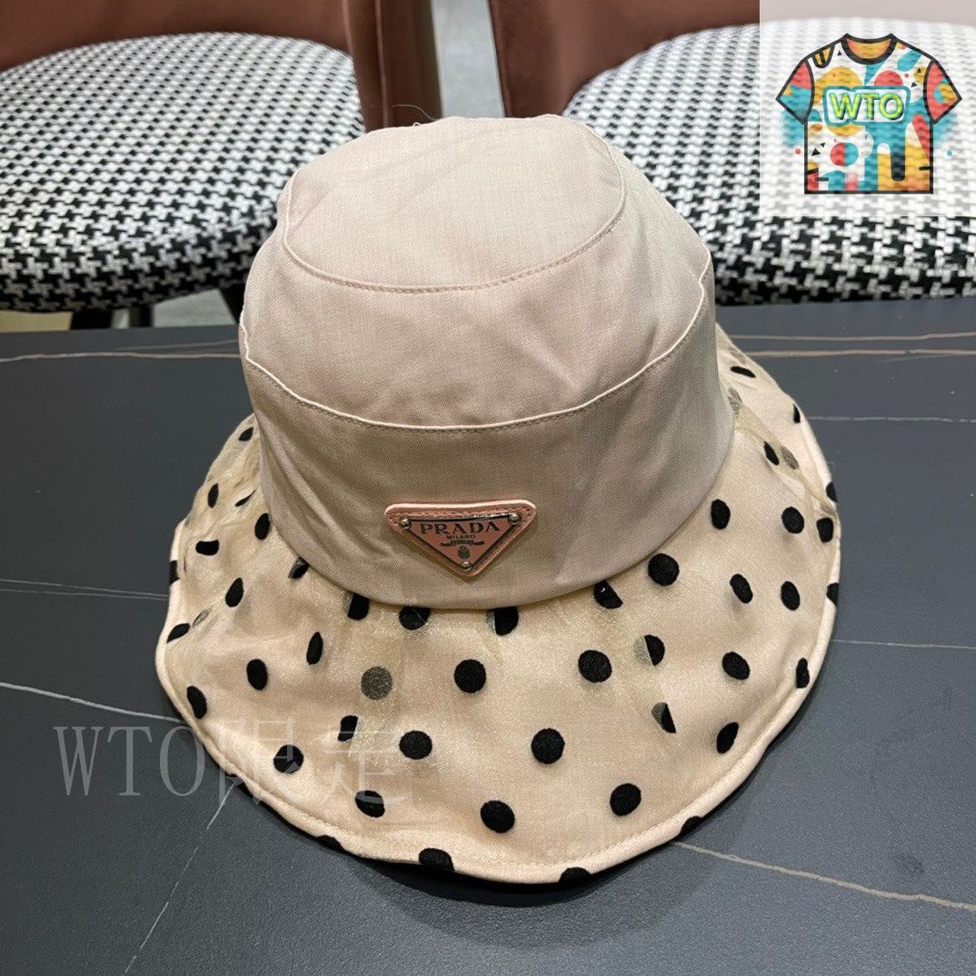 PRADA バケットハット ハット ロゴ