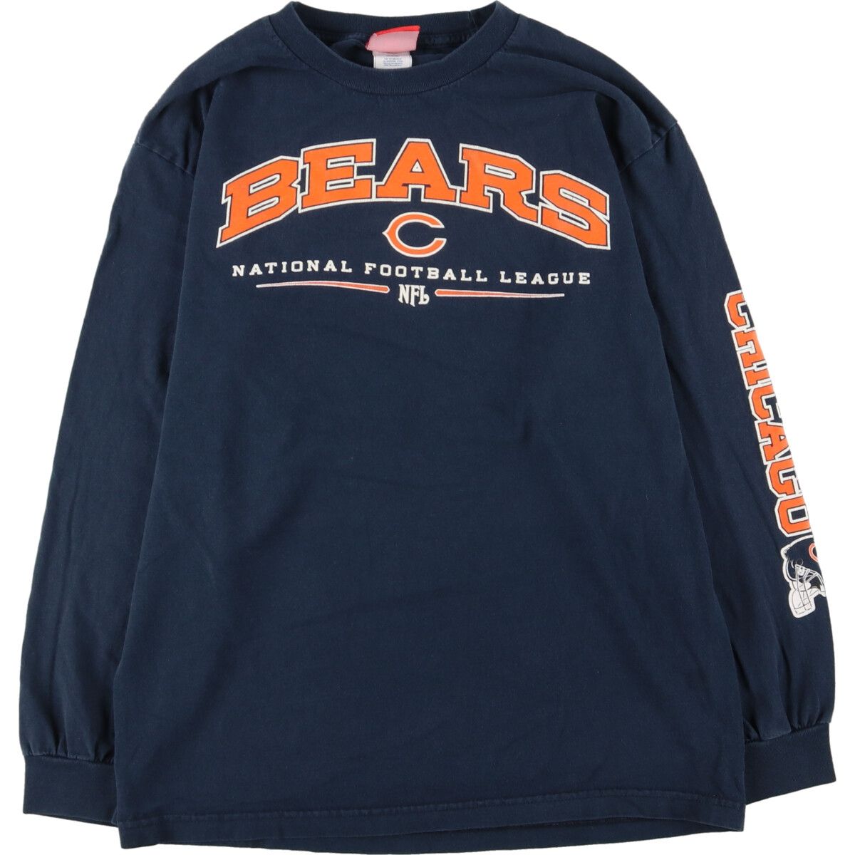 古着 NFL CHICAGO BEARS シカゴベアーズ ロングTシャツ ロンT メンズXL/eaa438439