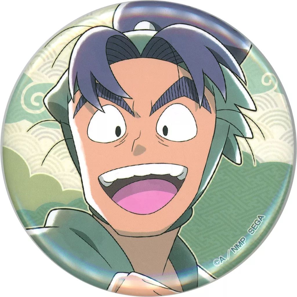 忍たま乱太郎 セガラッキーくじ 忍務遂行の段 潮江文次郎 缶バッジ 中古】バッジ・ビンズ 潮江文次郎 缶バッジ 「セガ ラッキーくじ