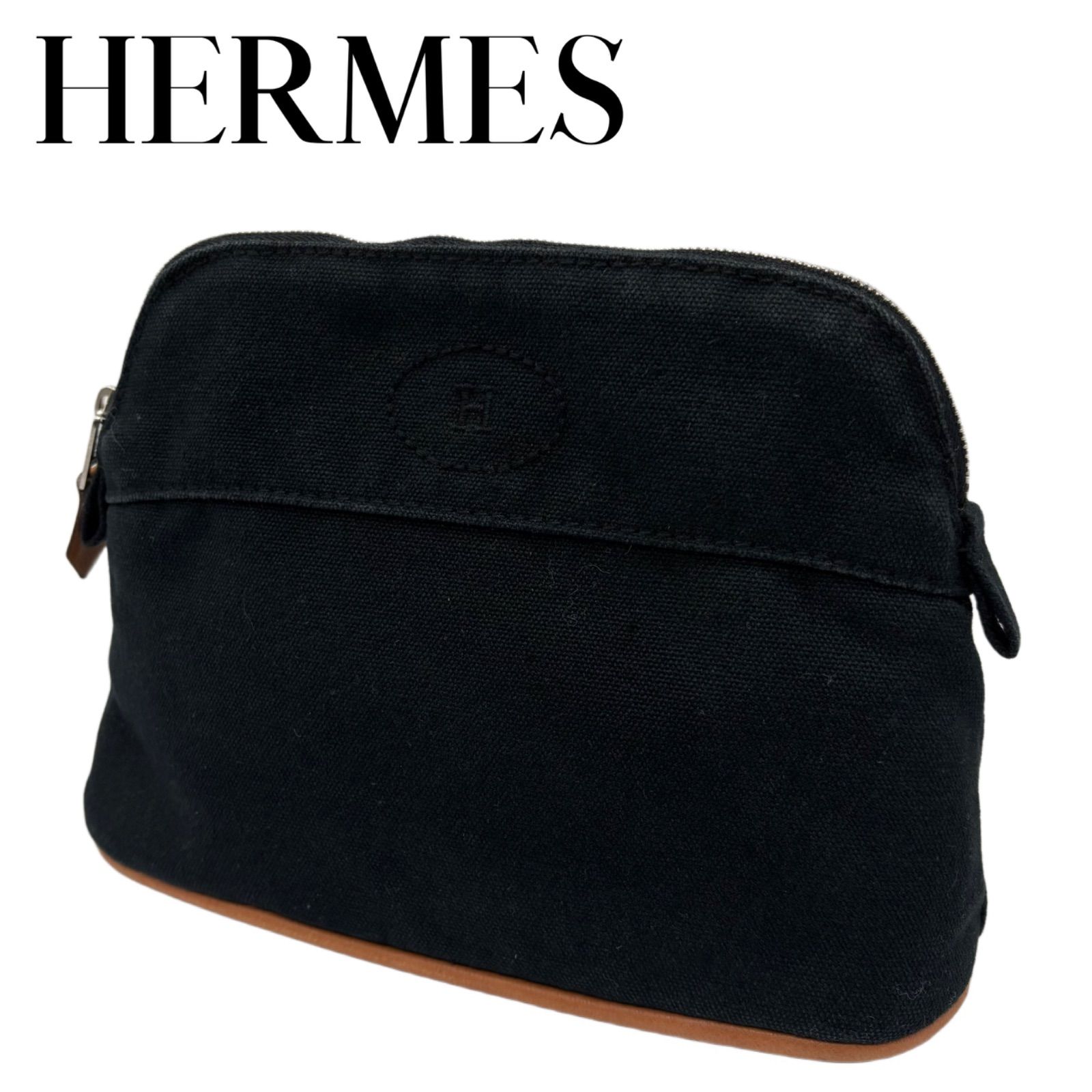 HERMES エルメス ボリード ポーチ ミニ ブラック