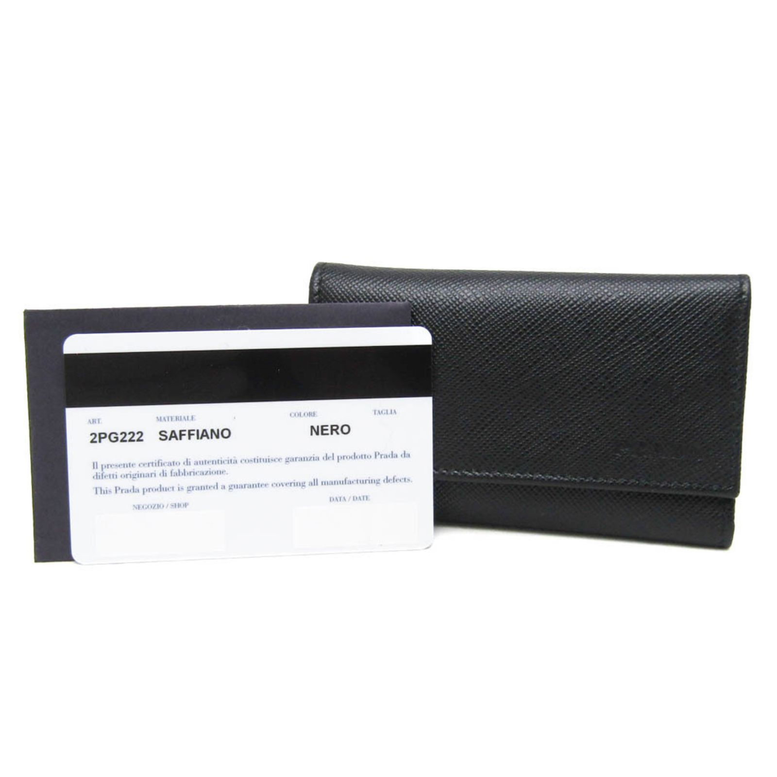 PRADA キーケース 2PG222 プラダ PRADA PRADA キーケース 2PG222 QHH 6連 サフィアーノ ロゴ