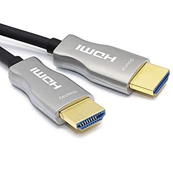 MavisLink 4K 光ファイバーHDMIケーブル 35フィート 4K 60Hz HDMI 2.0ケーブル 18Gbps HDMIコード ARC HDR HDCP2.2 3D対応 Blu-ray TVボックス H