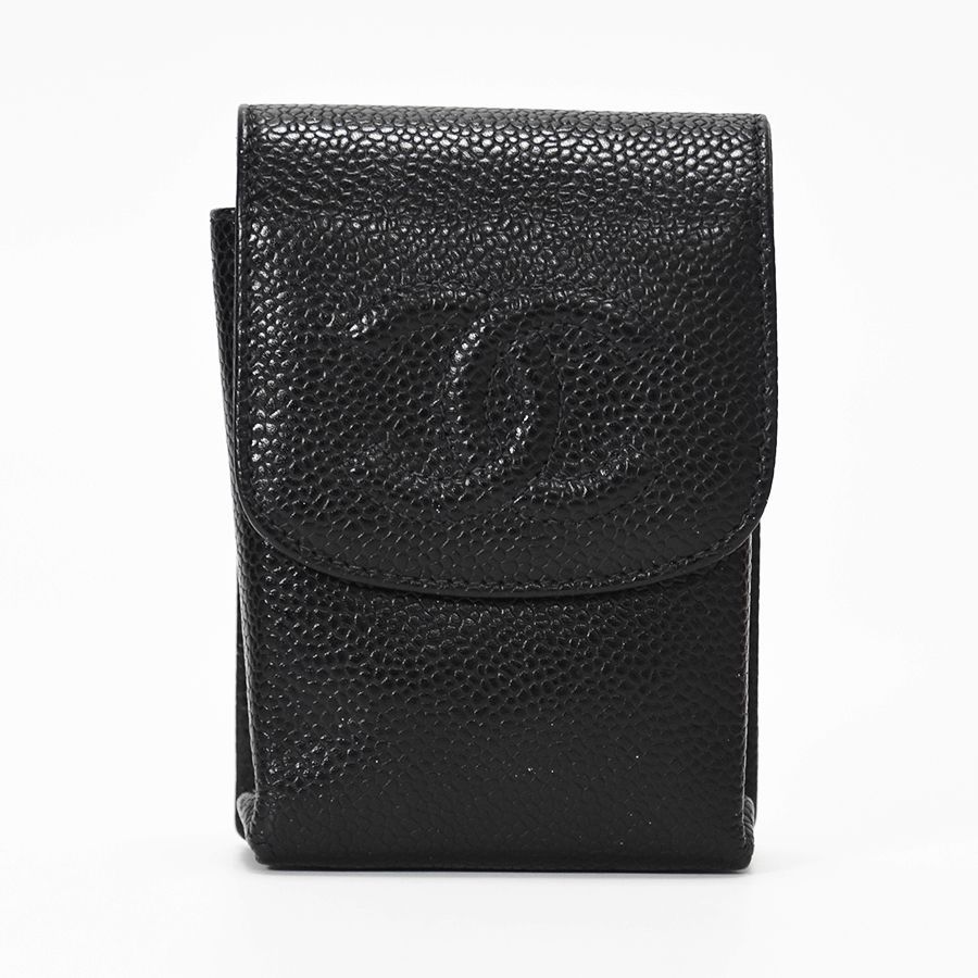 ABランク】CHANEL シャネル シガレットケース キャビアスキン A13511 ABランク】CHANEL シャネル シガレットケース キャビアスキン A13511