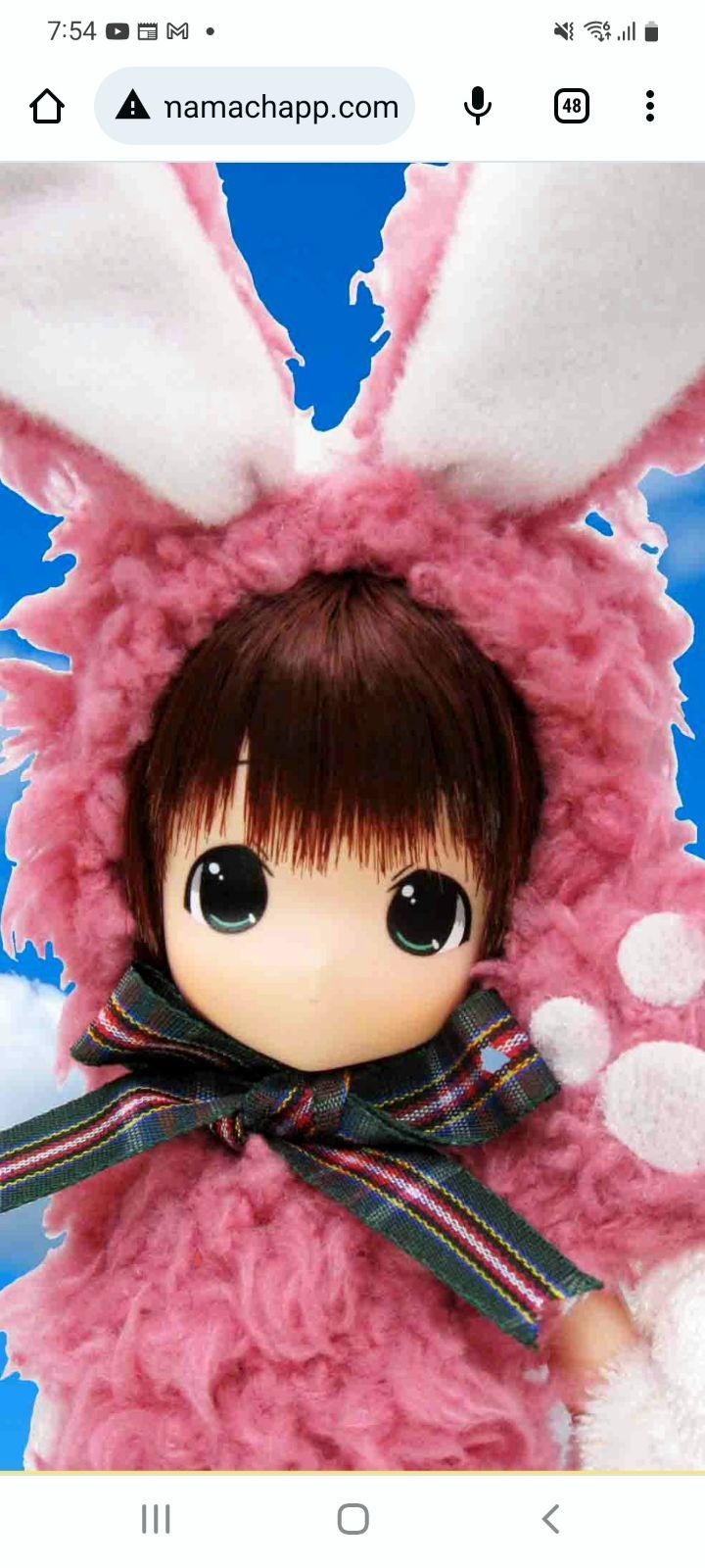 ちっちゃなもこちゃん うさぐるみポッピンカラーレッド - メルカリ 