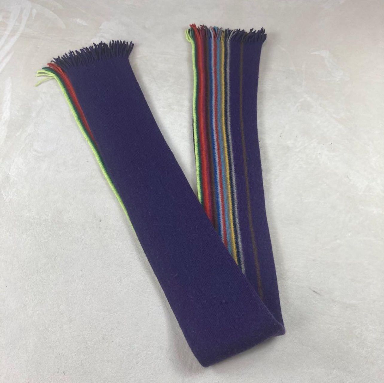 PaulSmith マフラー マルチストライプ ストール ウール マルチ
