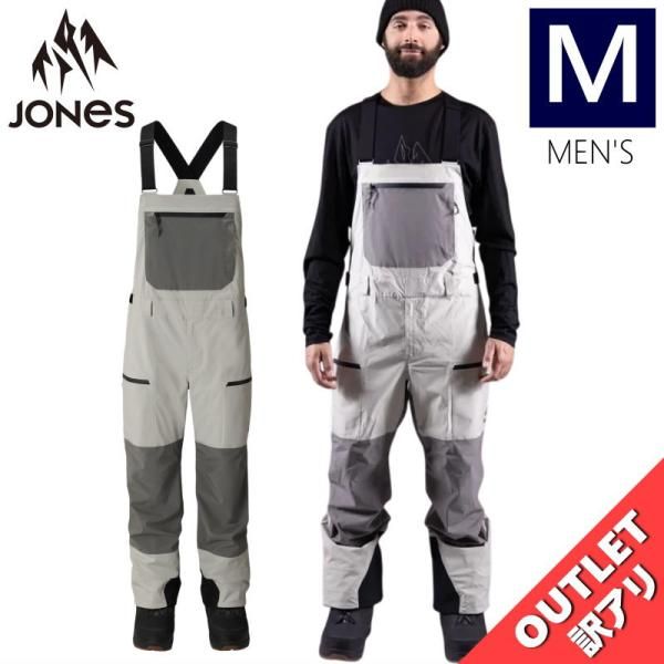 アウトレット ◎ JONES MTN SURF RECYCLE BIB PNT SMOKE GRAY Mｻｲｽﾞ メンズ スノーボード スノボウェア パンツ PANT 24-25
