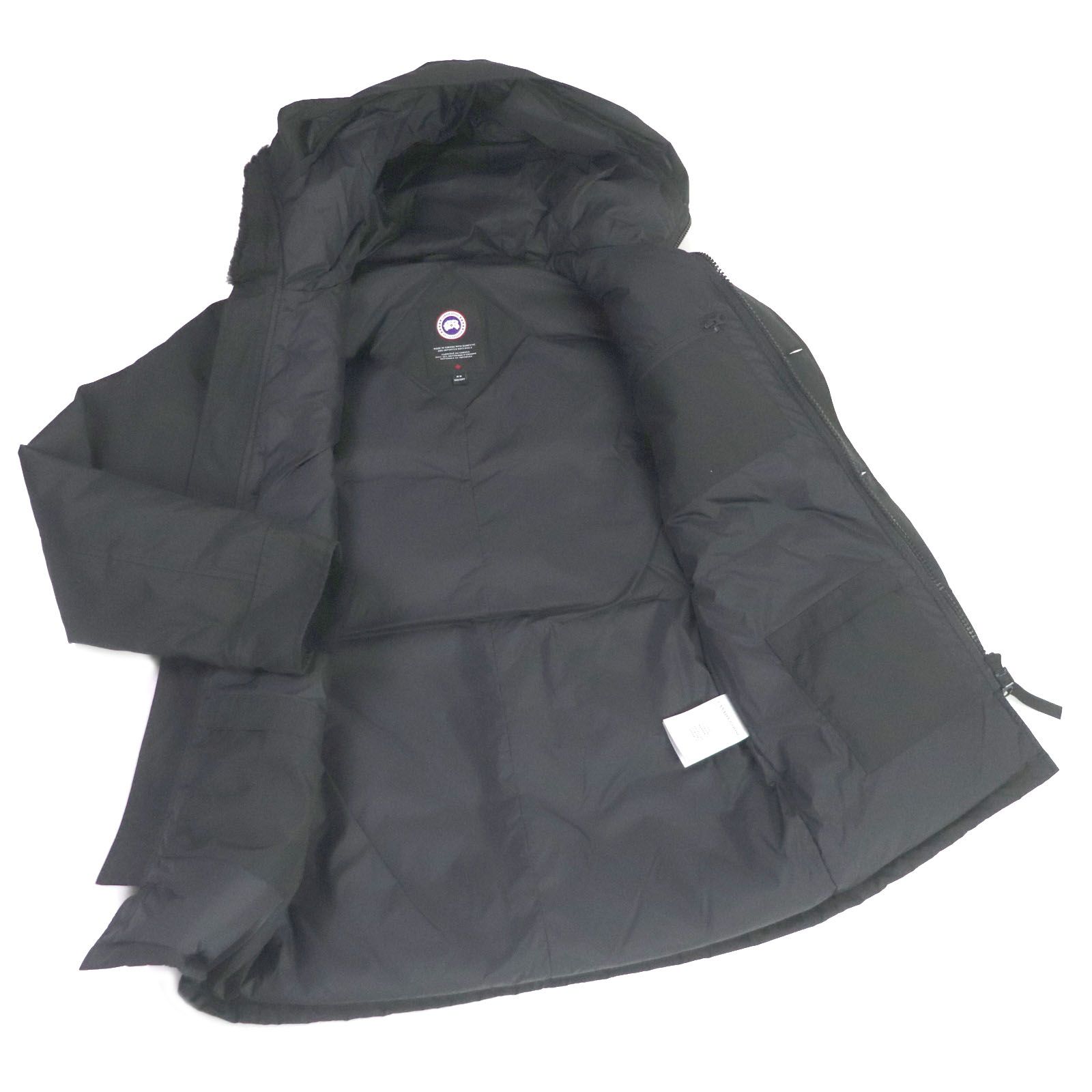 極美品□CANADA GOOSE カナダグース 3438MJ JASPER PARKA ロゴワッペン