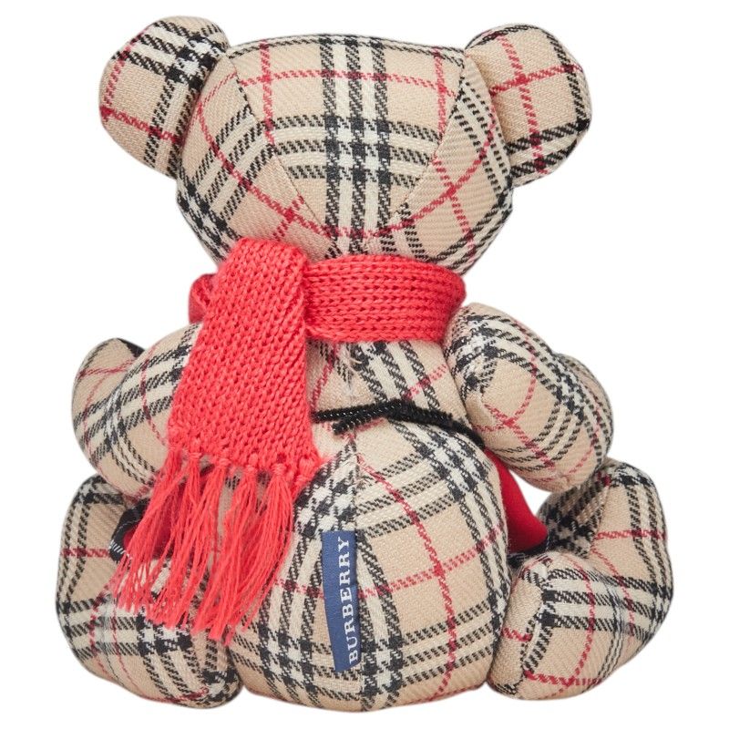 BURBERRY - 美品 バーバリー ノバチェック テディベア クマ ぬいぐるみ コットン レディース BURBERRY 【1-0220756】 BURBERRY - 美品 バーバリー ノバチェック テディベア クマ