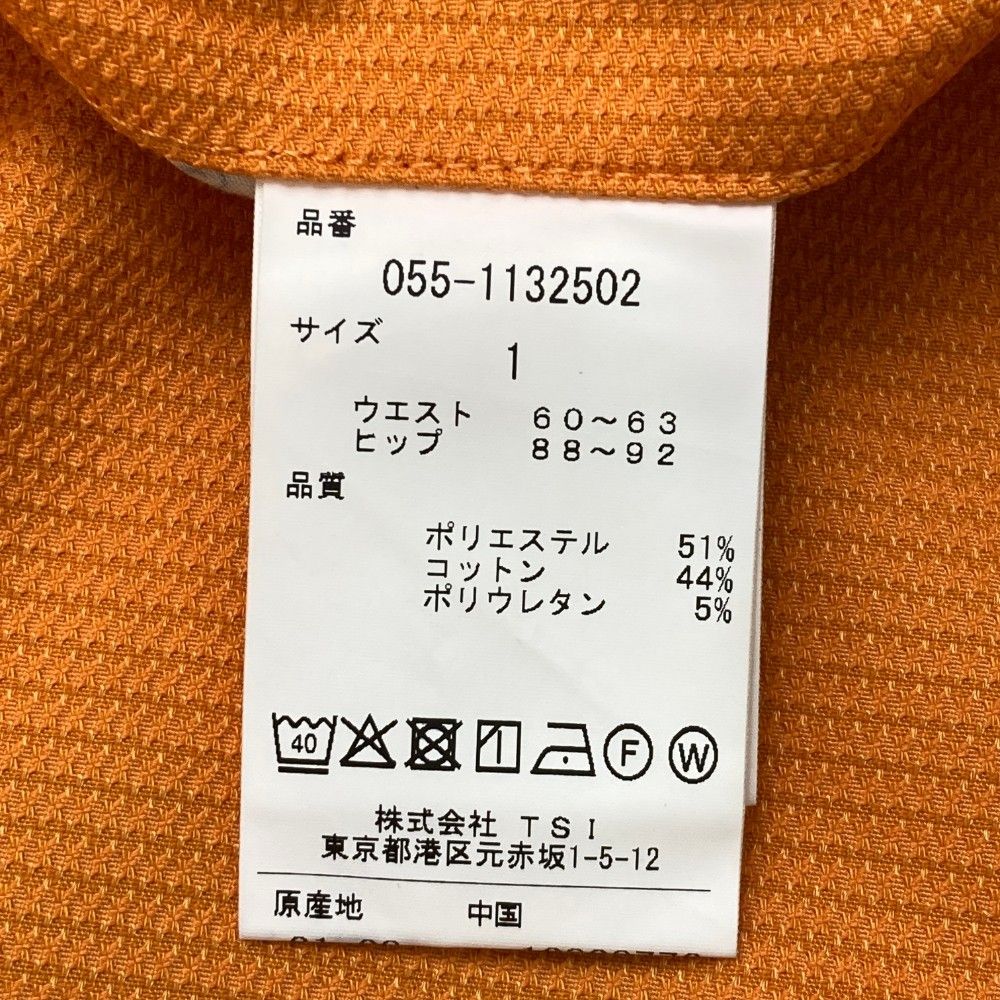 サイズ：1 PEARLY GATES パーリーゲイツ  ショートパンツ  オレンジ系 [240101447353] ゴルフウェア レディース ストスト サイズ：1 PEARLY GATES パーリーゲイツ ショートパンツ