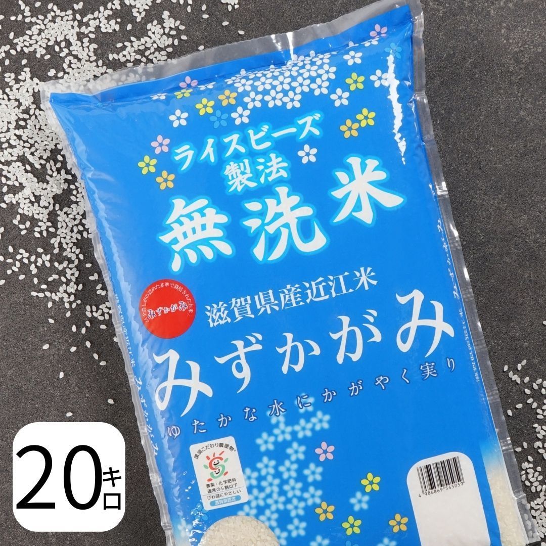 ふるさと納税 滋賀県 多賀町 BG無洗米 みずかがみ 計60kg（10kg × 6回） [G-00402] 通販 