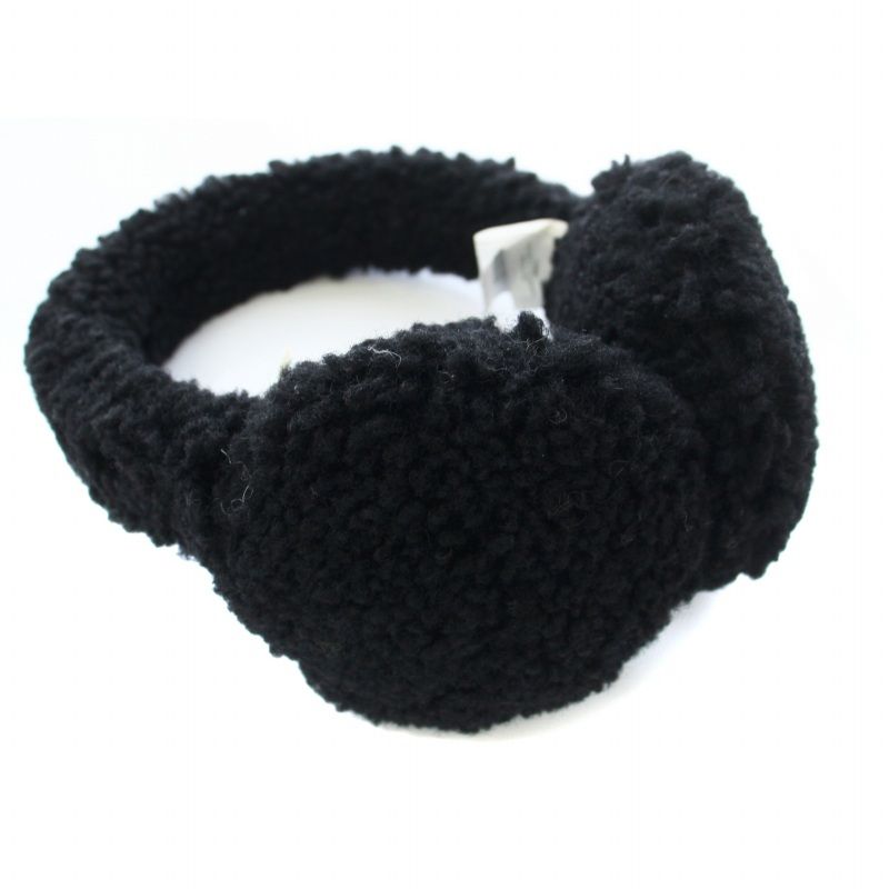 アグ オーストラリア UGG australia Sherpa Earmuff イヤーマフラー 耳当て ボア 0/S 黒 ブラック 20072 /TK ■OF UGG アグ イヤーマフラー 全4色 EMBROIDERED LOGO EARMUFF 20955 イヤマフ 耳あて シープスキン イヤーマフラー  ボア 暖かい 冬 防寒 耳カバー ugg イヤーマフ ugg イヤーマフ | アクアベース