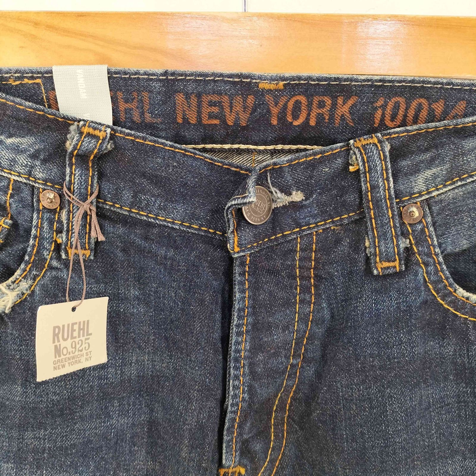 ルールナンバー RUEHL No.925 VANDAM Low Rise Slim Boot デニム
