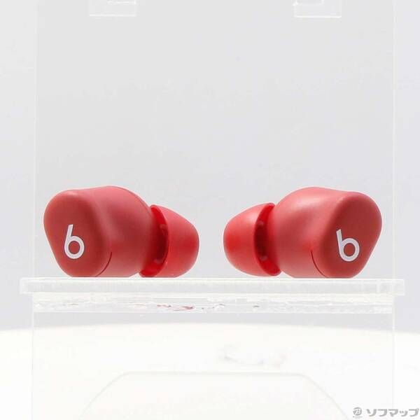 中古品〕 Beats Solo Buds トランスペアレントレッド MUW03PA／A【305