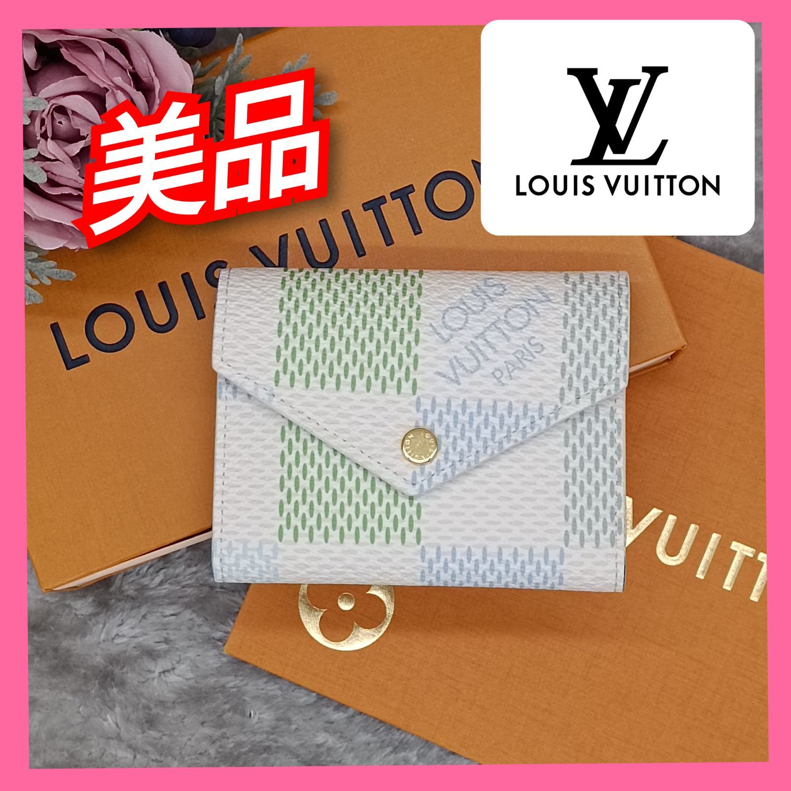 ルイヴィトン ダミエ リシャス ポルトフォイユ ヴィクトリーヌ
