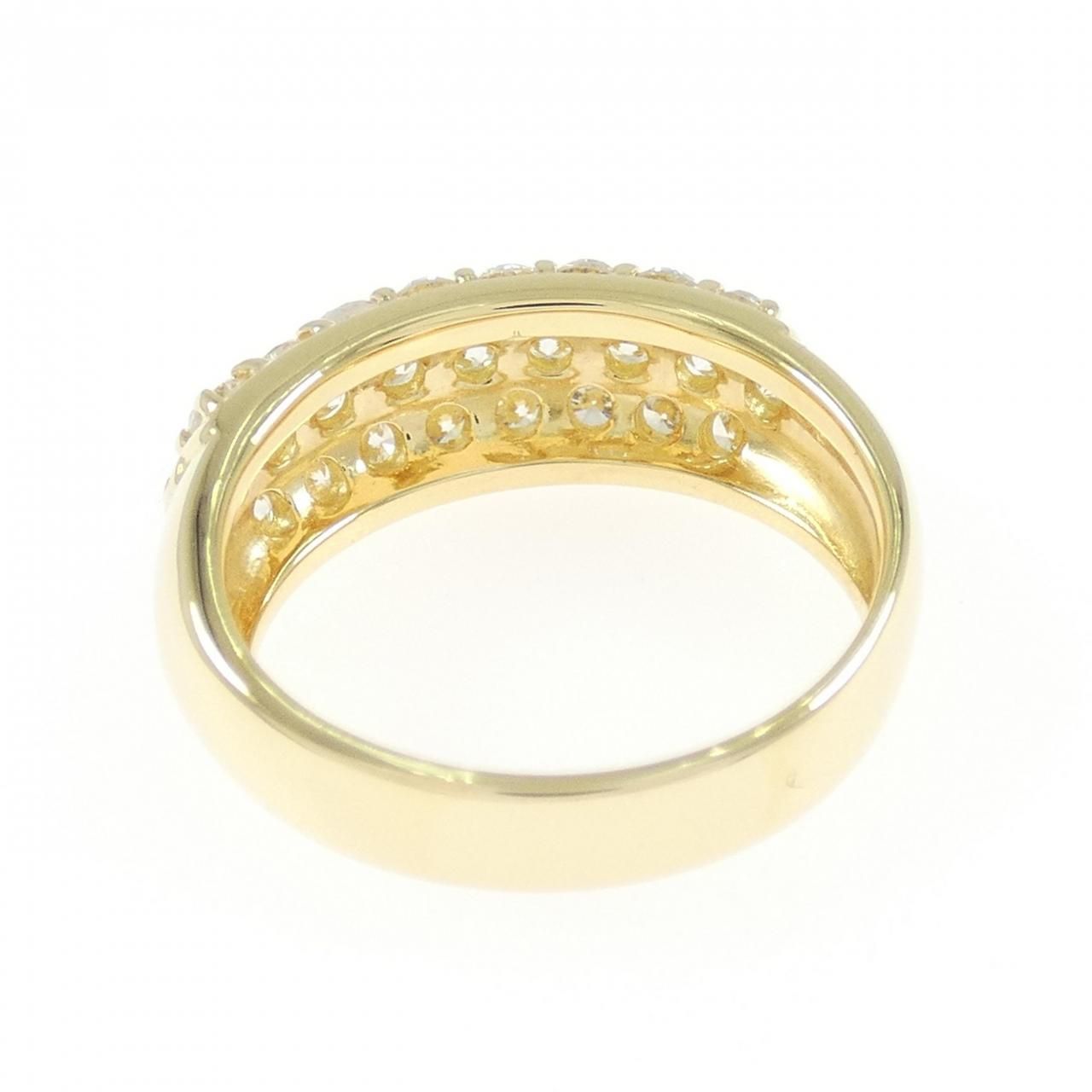上質✨D0.54CT✨k18YGパヴェダイヤモンドリング K18YG パヴェ ダイヤモンド リング 0.80CT - メルカリ