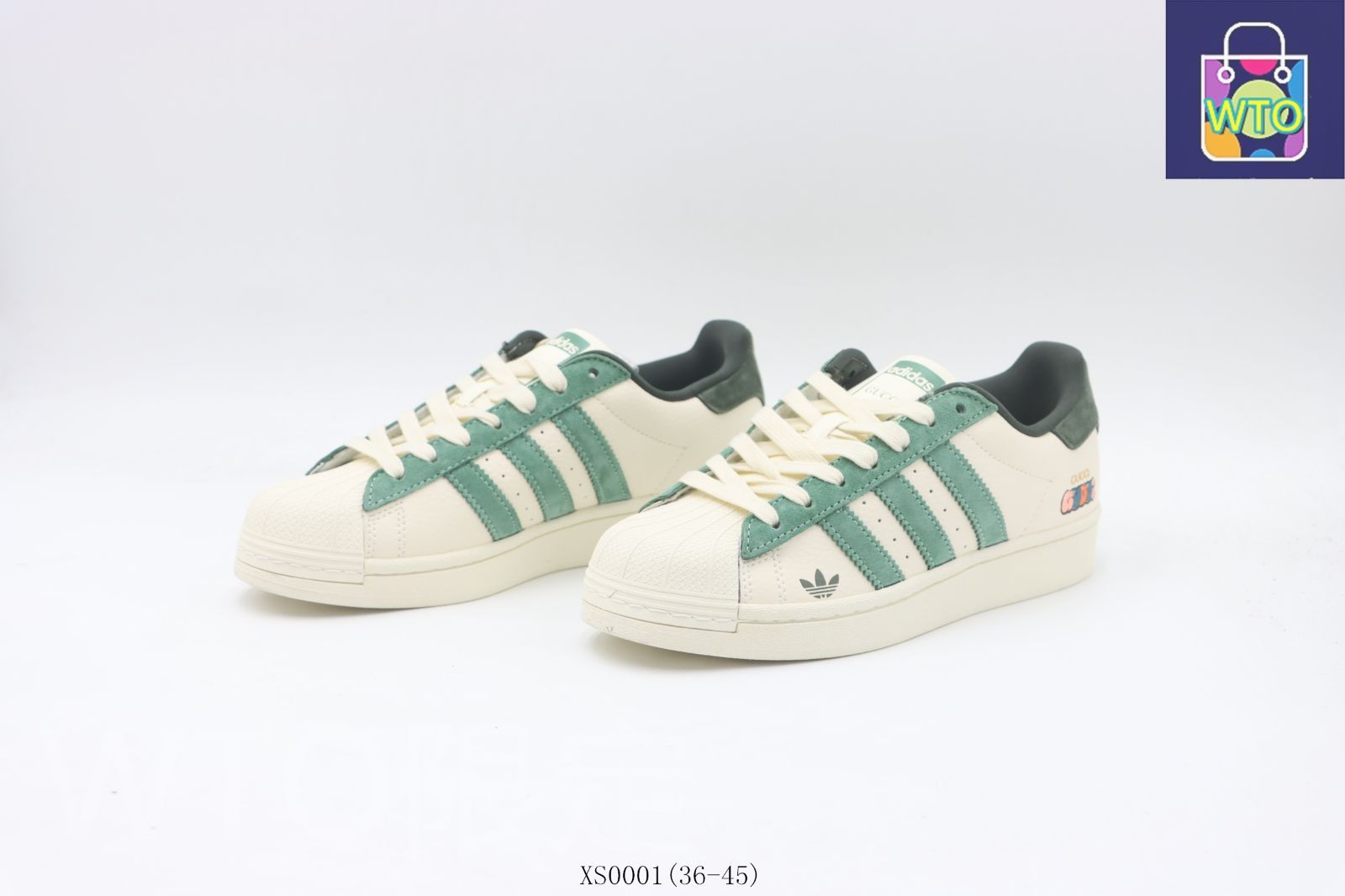 今日特価】アディダス Adidas スニーカー ホワイト & グリーン