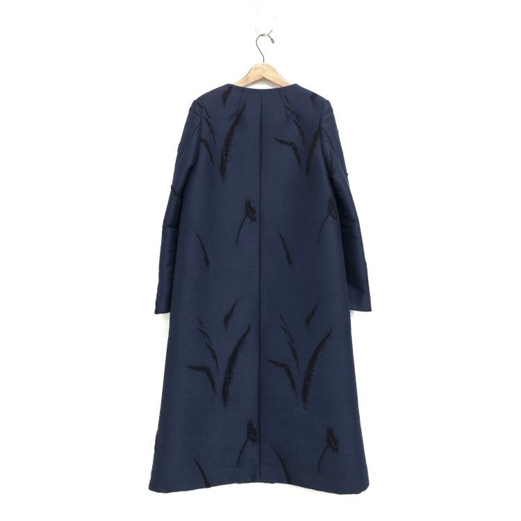 Mame Kurogouchi マメクロゴウチ Jacquard Coat 草花刺繍