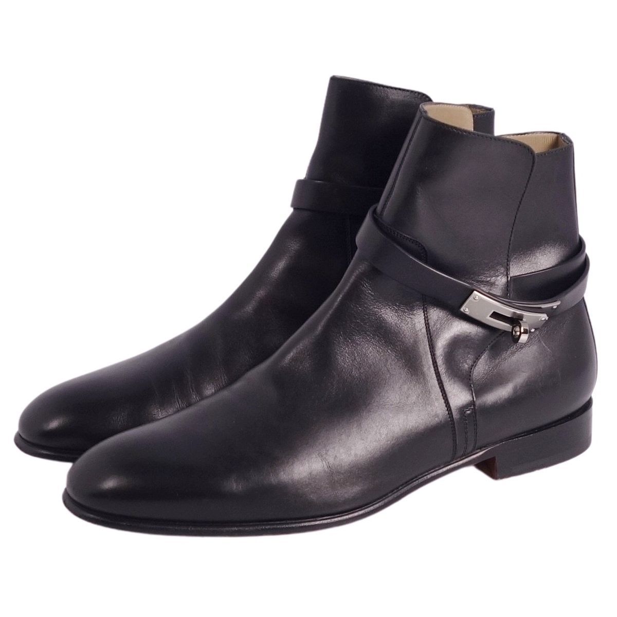 美品 エルメス HERMES NEO ネオ ショートブーツ アンクルブーツ ケリ