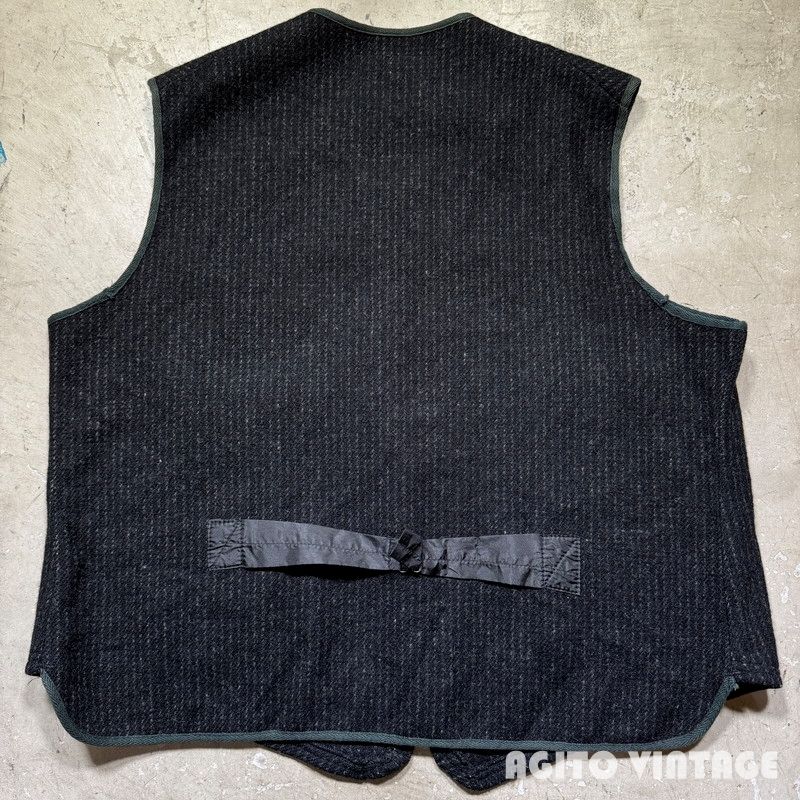 70's WOOLRICH ジップアップウールベスト 針刺シンチバック 46 - メルカリ