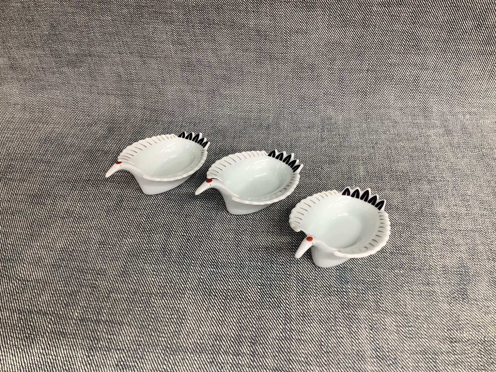 AN YG25102316 松竹梅 - 鶴亀 小付 豆鉢 5種セット 3組