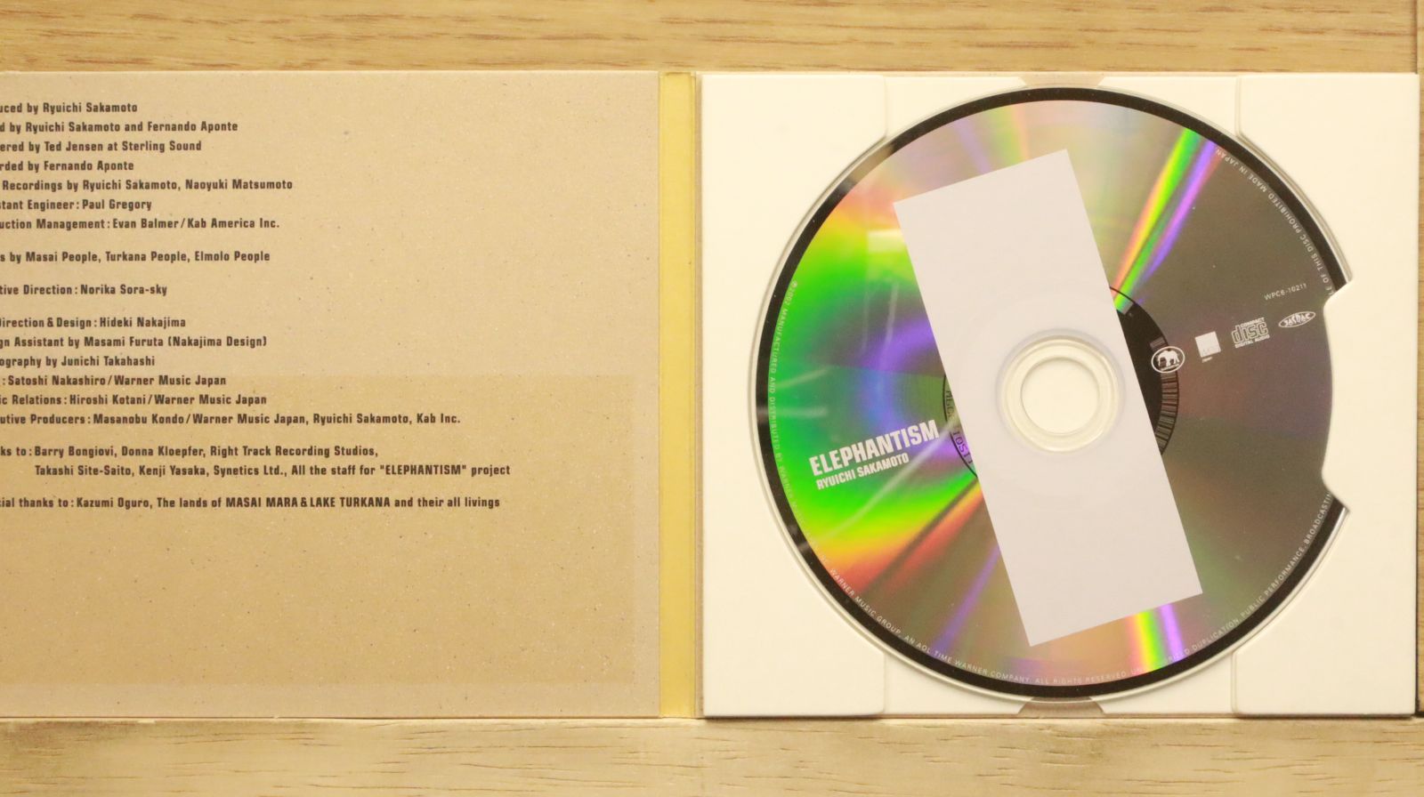 国内盤CD☆坂本龍一/Ryuichi Sakamoto□ ELEPHANTISM