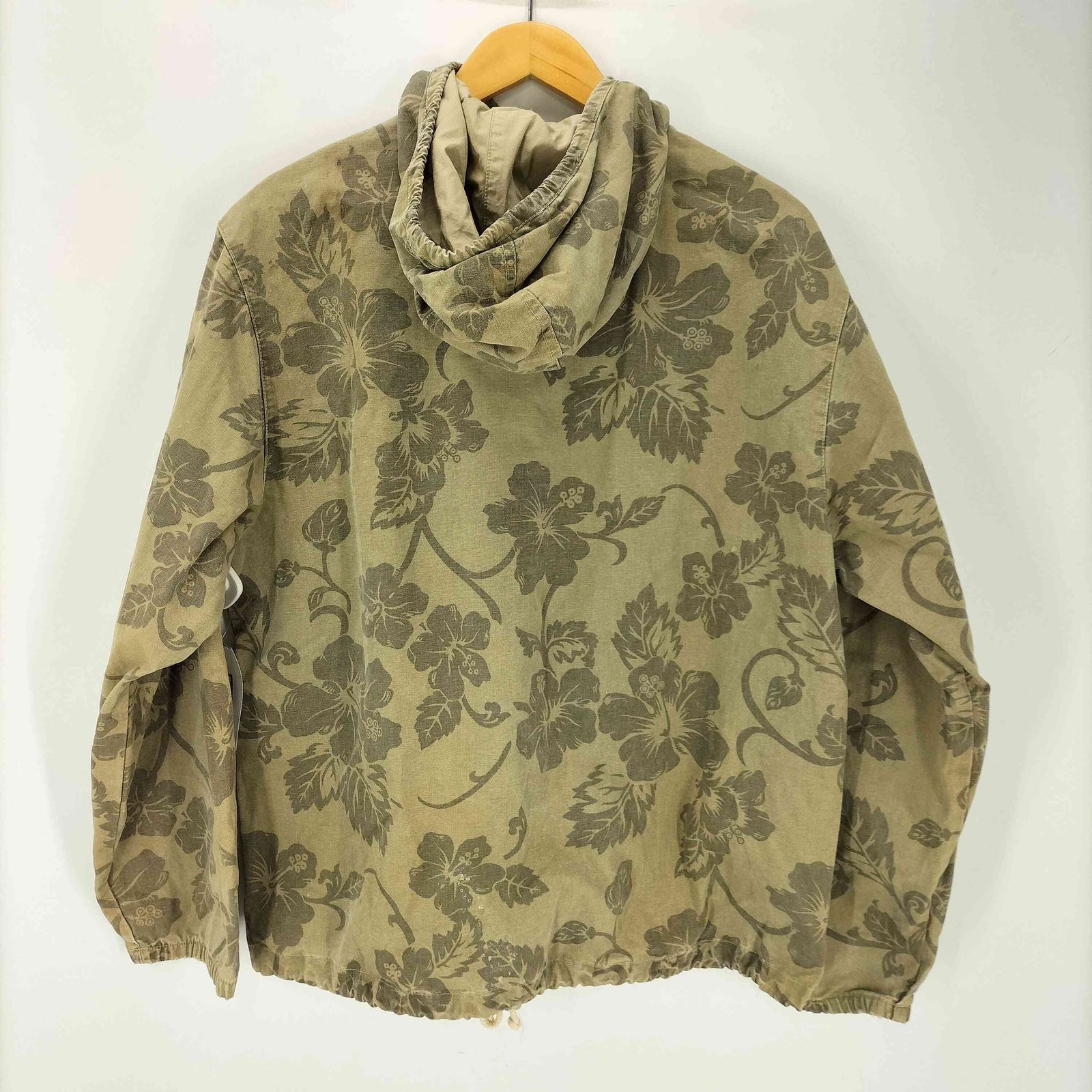 オールドネイビー OLD NAVY 90-00S ハイビスカス 花柄 ハーフ